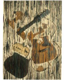 To Garcia Lorca (Green) by Arman at Mixografia