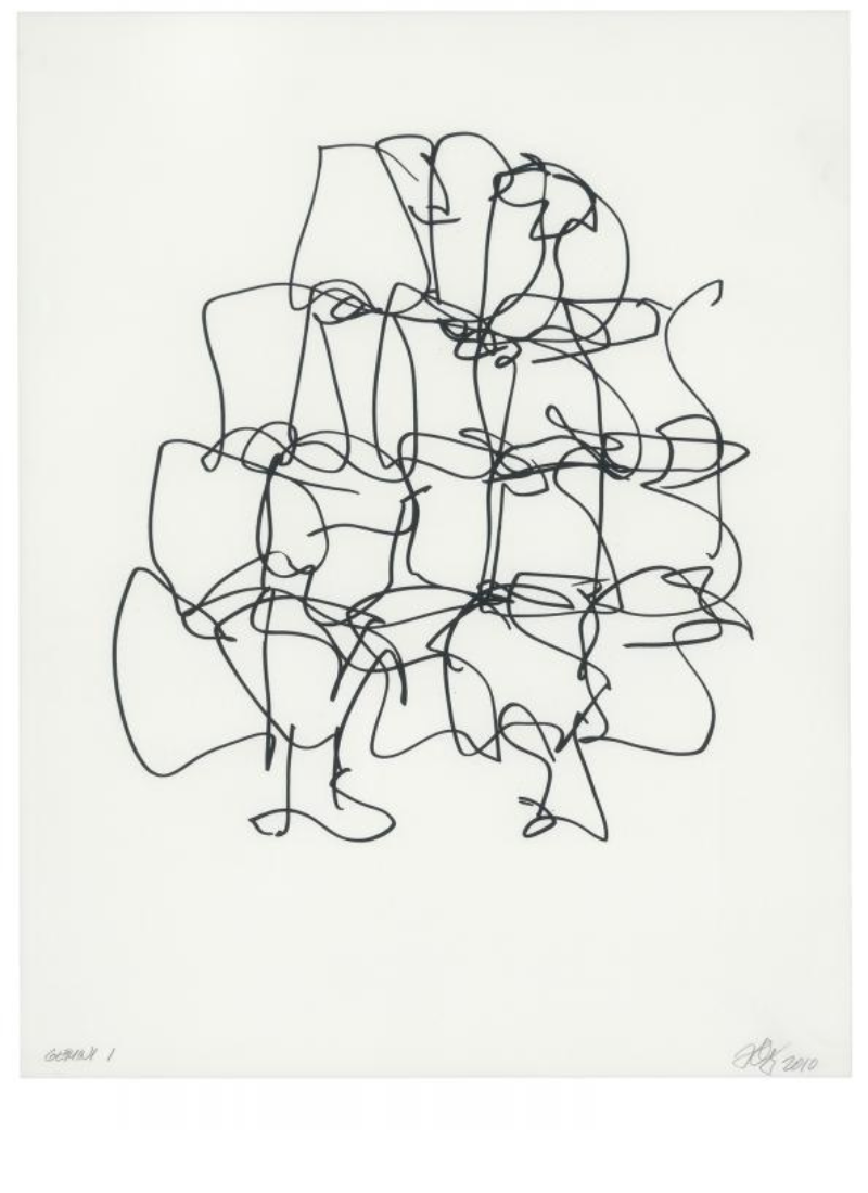 Puzzled #5 (Black State) by Frank Gehry