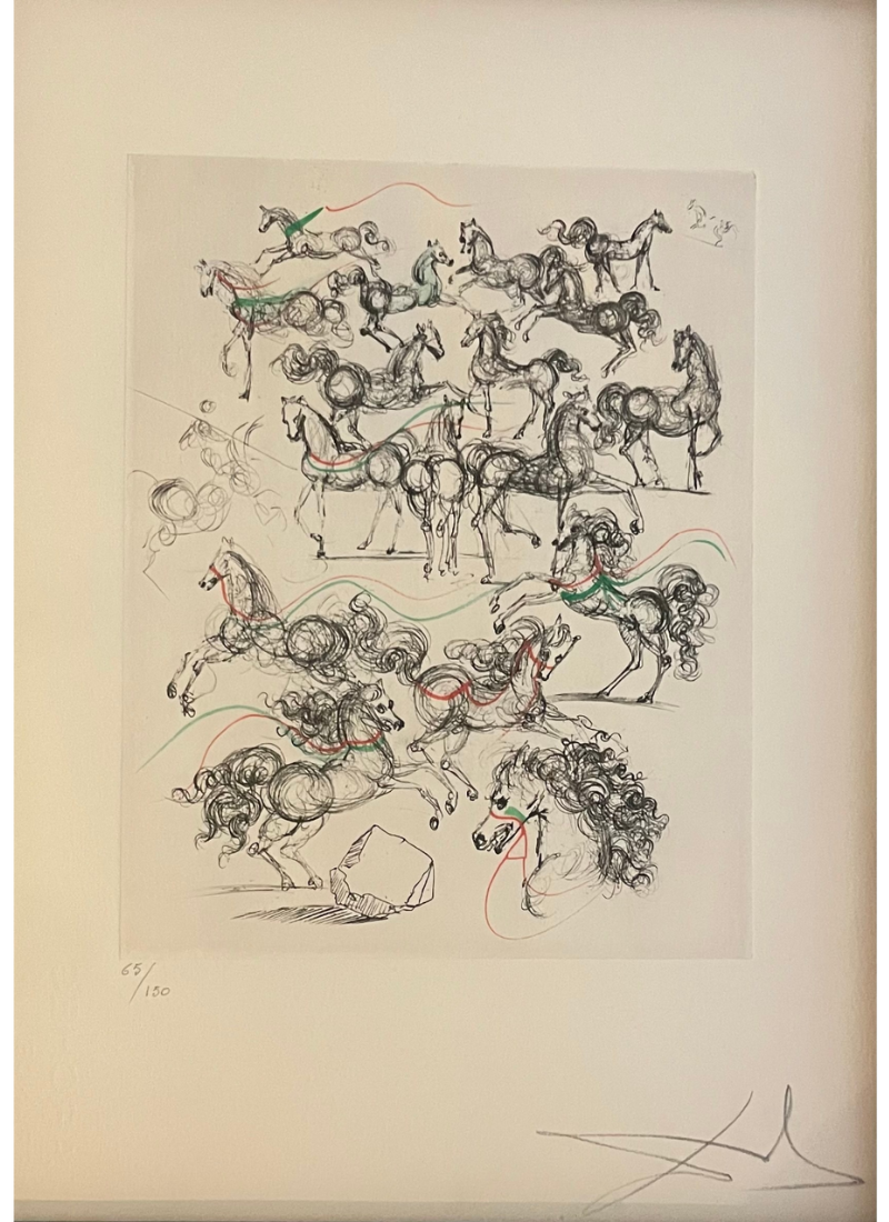 Mao Zedong “Horses” by Salvador Dalí