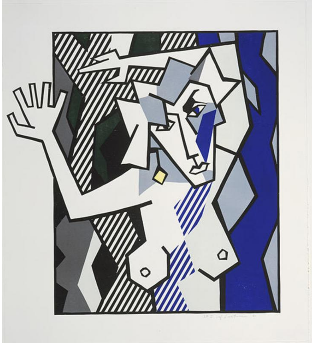 Nude in the Woods by Roy Lichtenstein