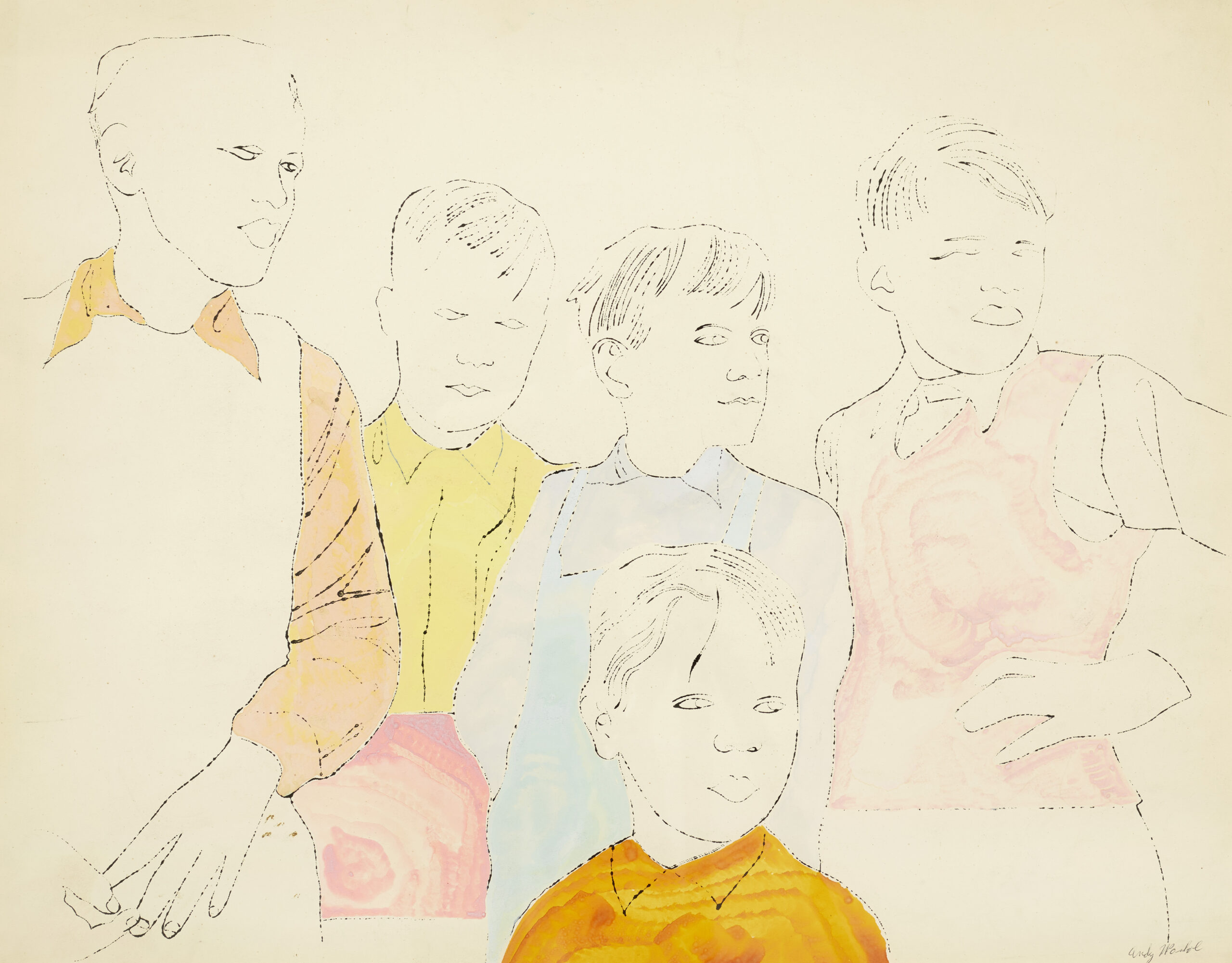 Five Boys by Andy Warhol