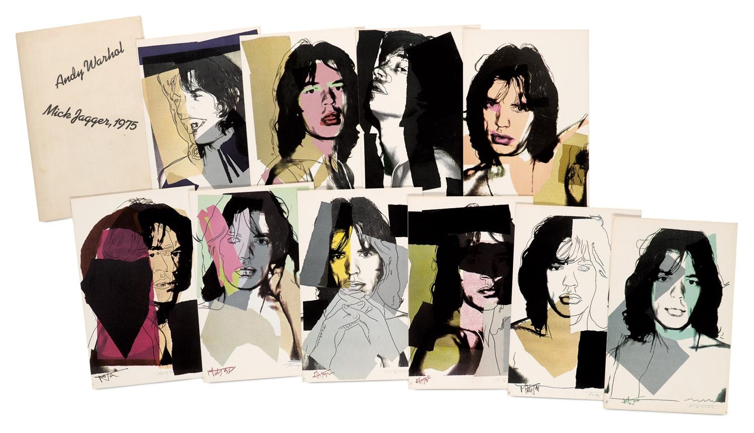Mick Jagger Portfolio by Andy Warhol