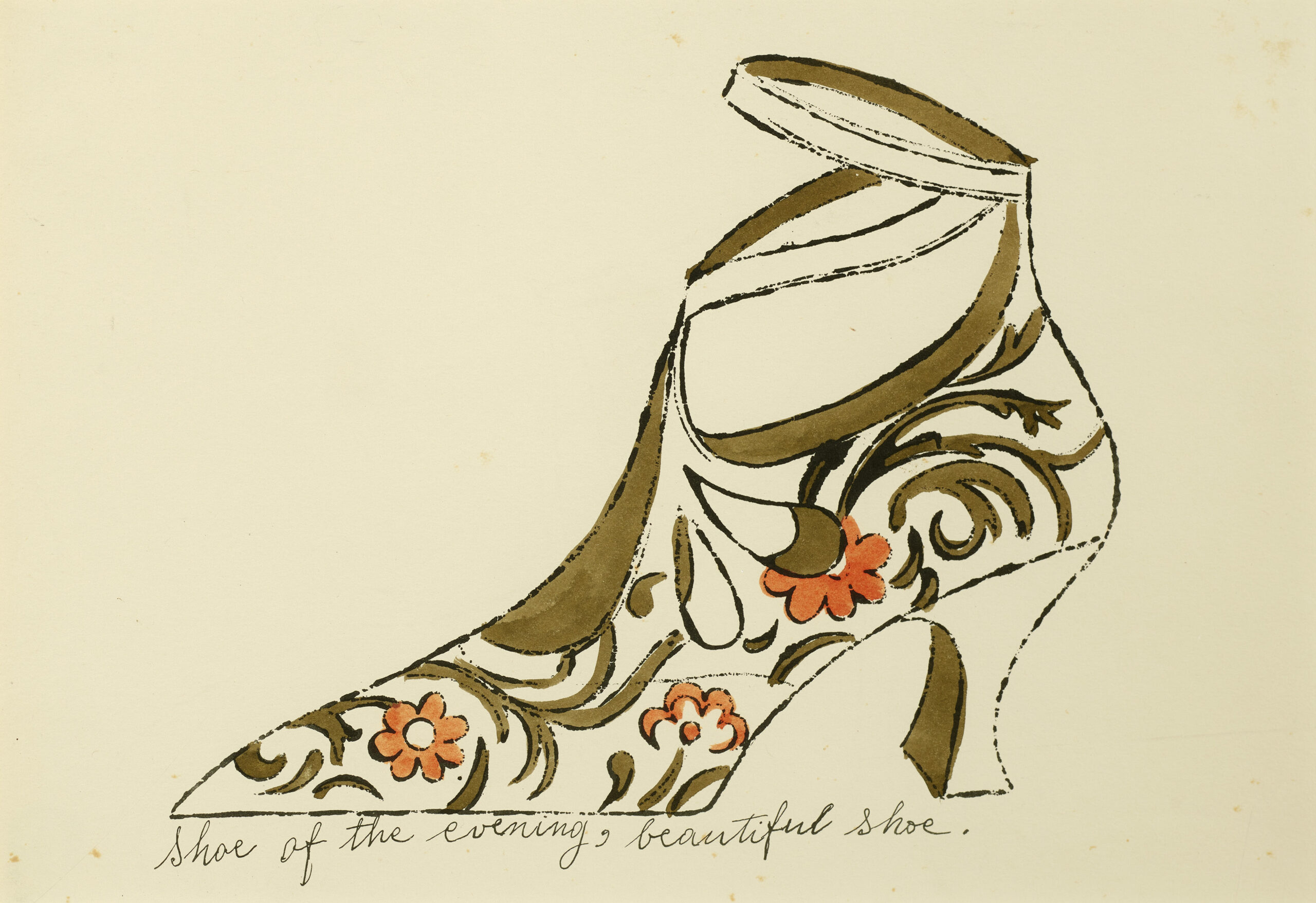 Shoe of the Evening, Beautiful Shoe by Andy Warhol