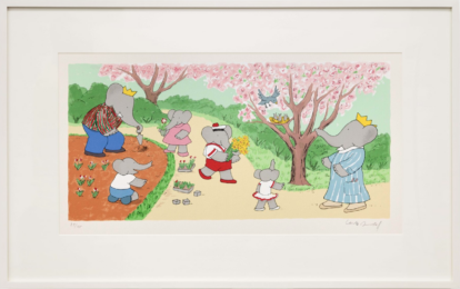 What Could Be Better Than Gardening in Spring? by Laurent de Brunhoff at Mary Ryan Gallery