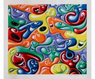 Yummy by Kenny Scharf at Puccio Fine Art