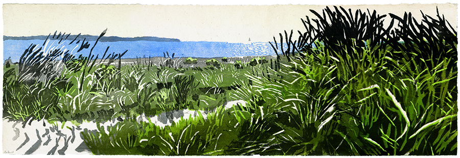 At the Beach by Eva Pietzcker