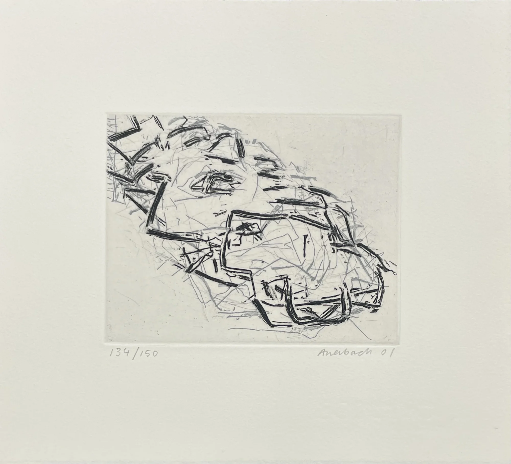 Head of Julia by Frank Auerbach