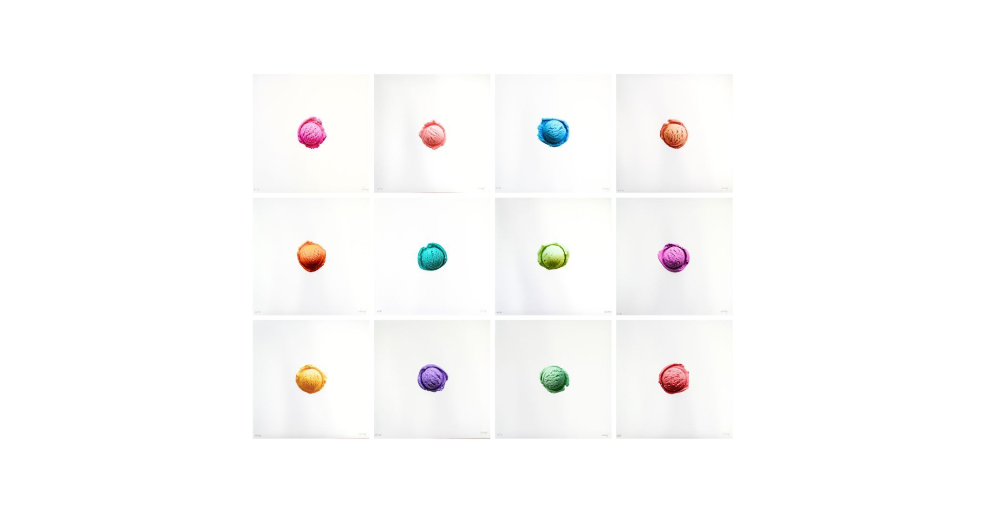 CJ Hendry (Australian 1988-), ‘Ice Cream Scoops’, 2025 by CJ Hendry