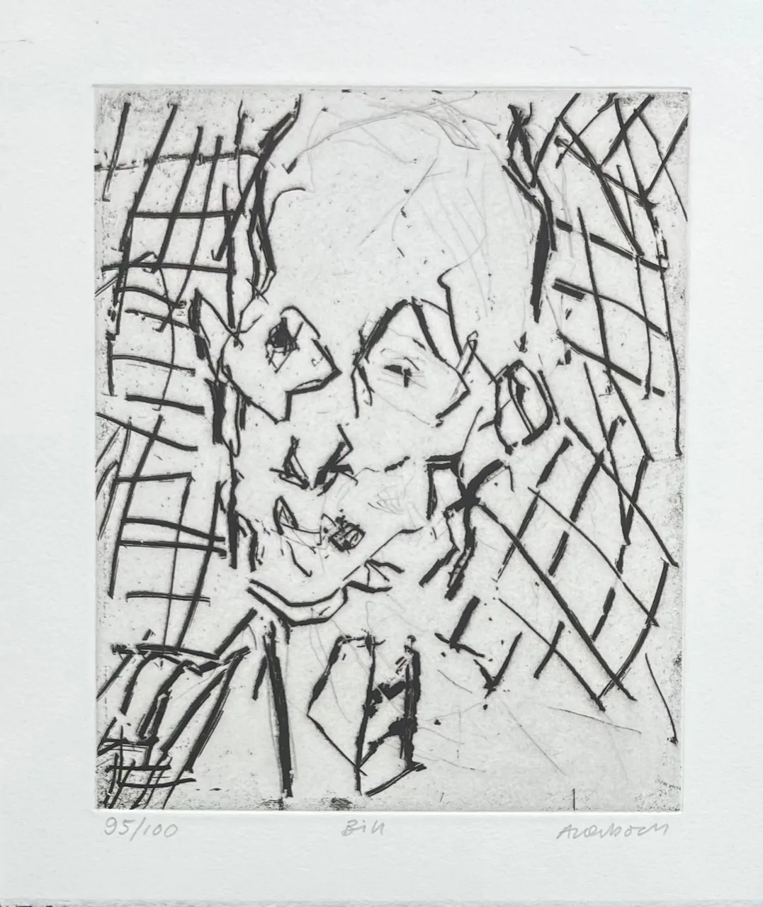 Bill by Frank Auerbach