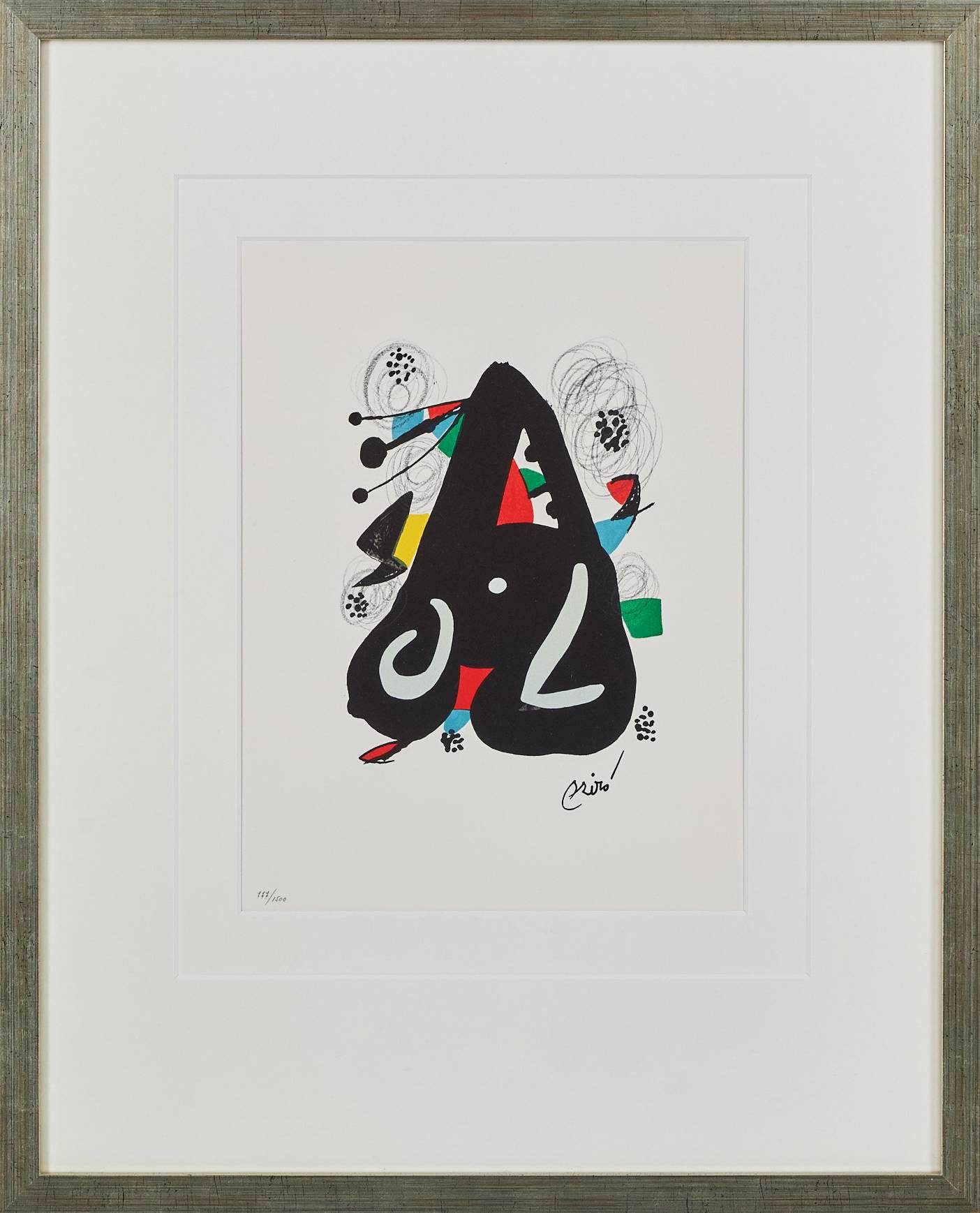 La Mélodie Acide, Planche IX by Joan Miro