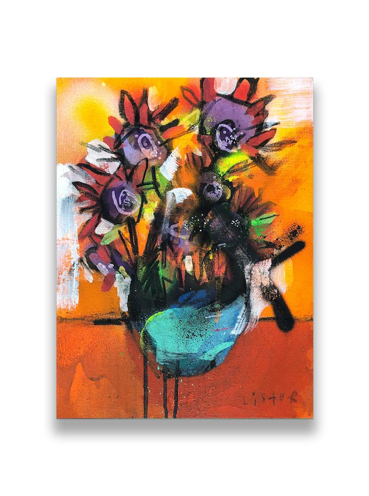 Fuck Flowers (#3) by Anthony Lister