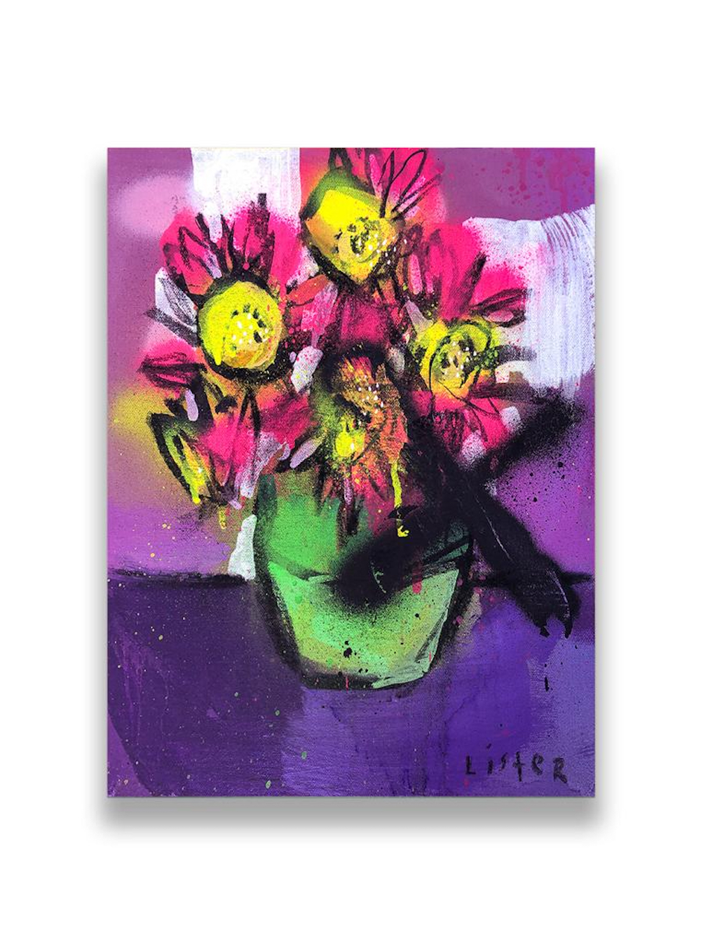 Fuck Flowers (#4) by Anthony Lister