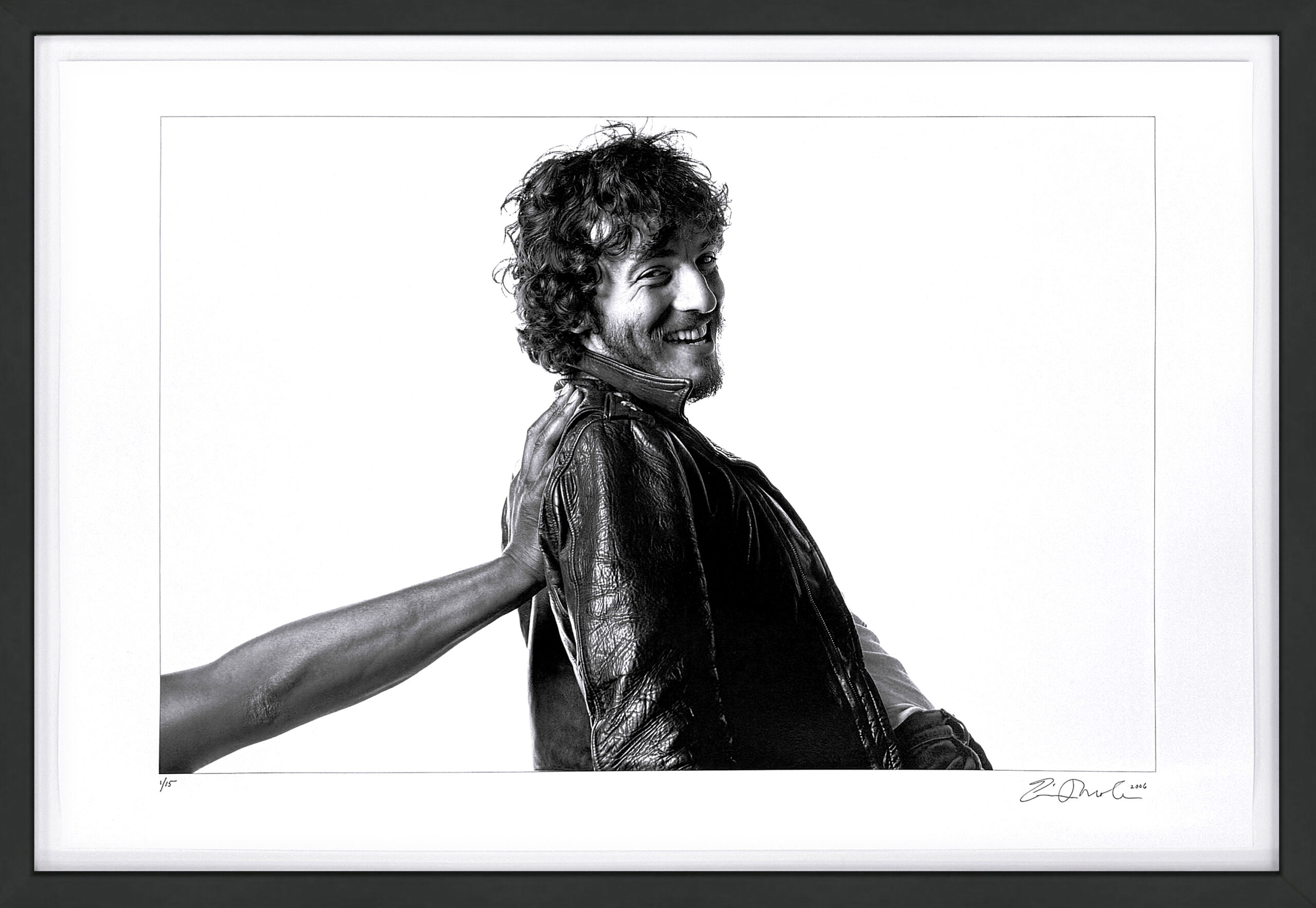 Tenth Avenue Freeze-Out (Bruce Springsteen), rare signed print by Eric Meola