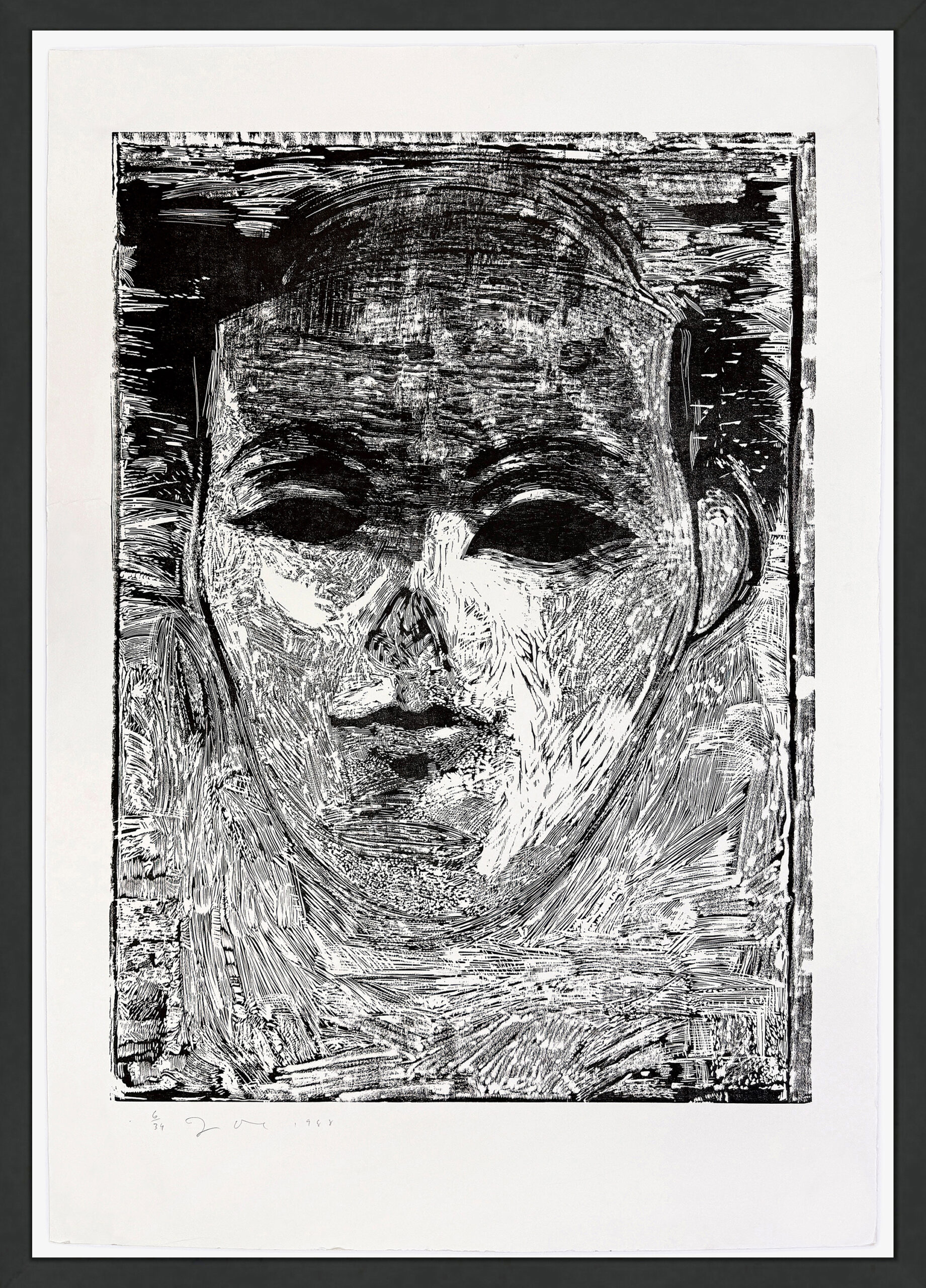 The Mead of Poetry #1 (huge framed hand signed woodcut) by Jim Dine