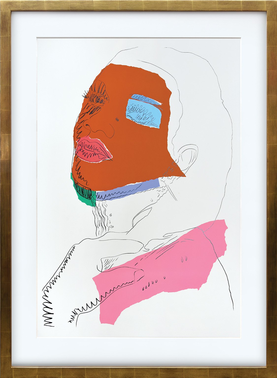 Ladies and Gentlemen (II.127) [Alphanso Panell]. by Andy Warhol