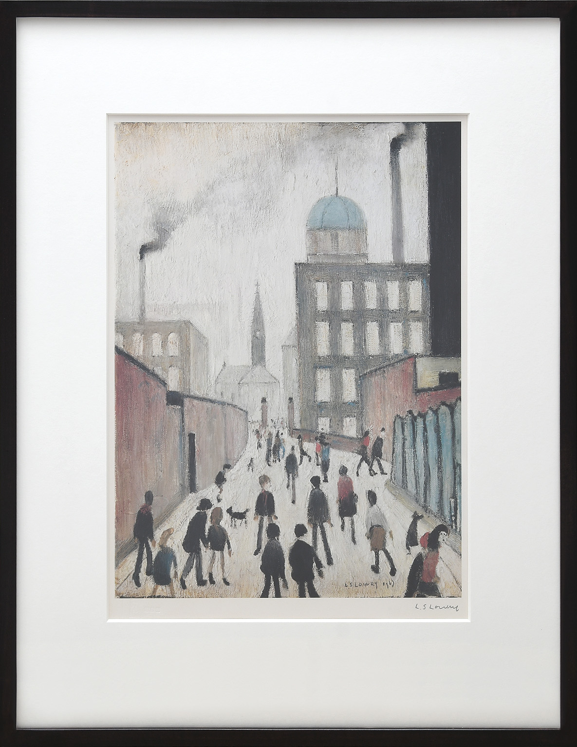 Mrs Swindells’ Picture by L. S. Lowry