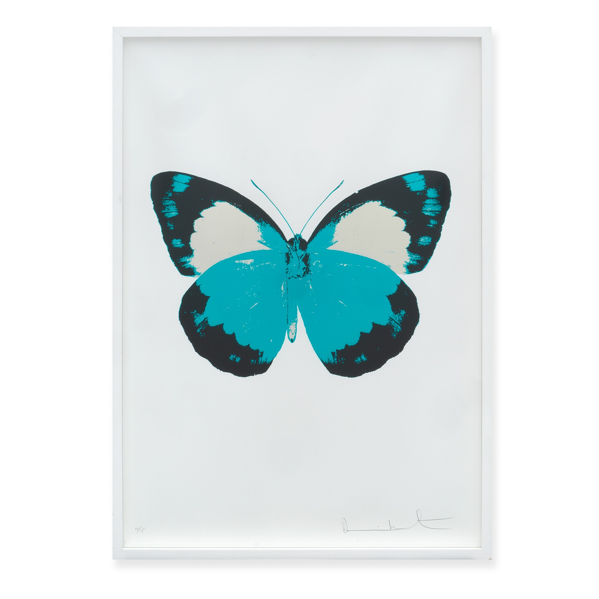 The Souls II – Turquoise, Raven Black, Cool Gold by Damien Hirst