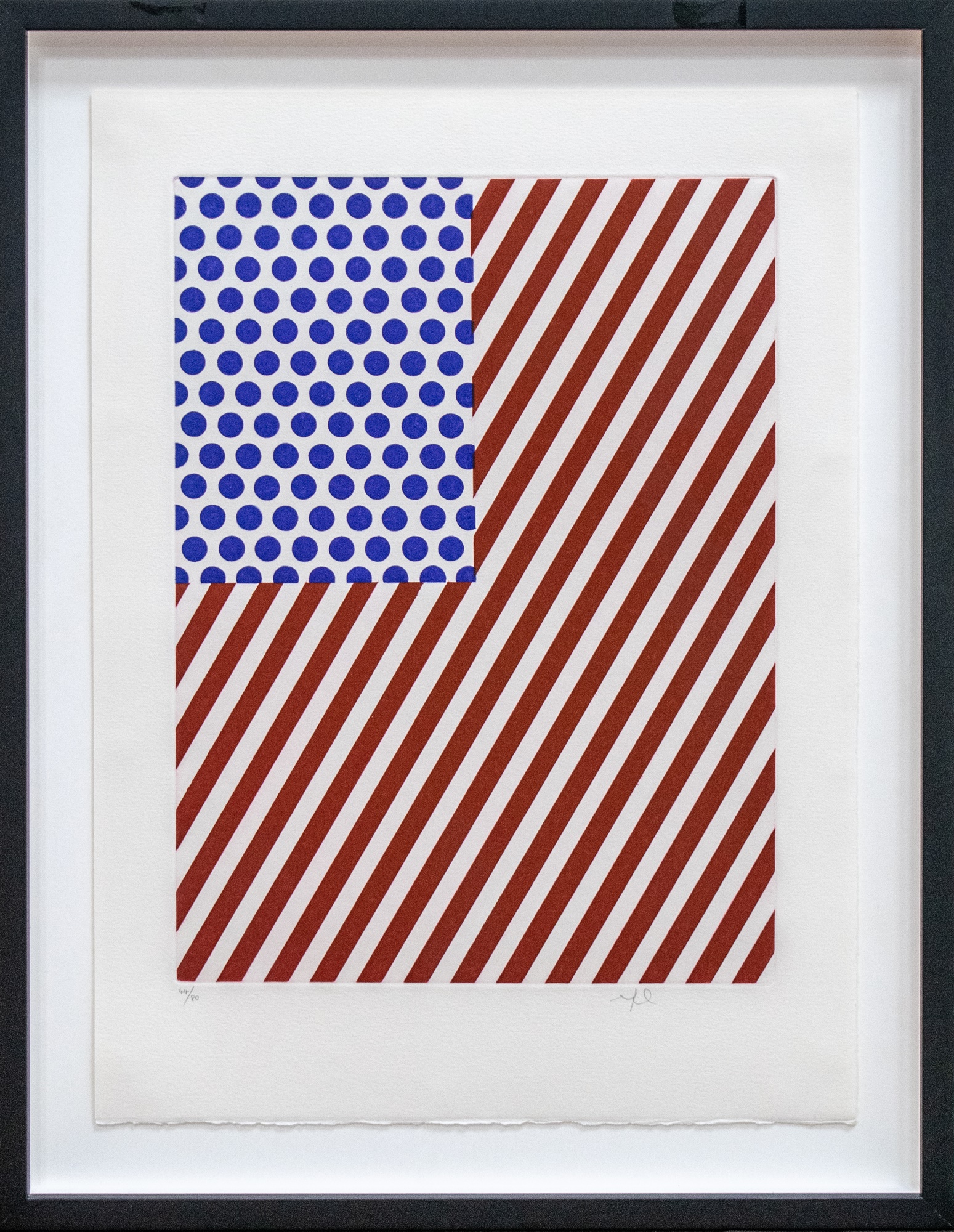 Illustration for ‘Amérique’, (from La Nouvelle Chute de l’Amérique) by Roy Lichtenstein