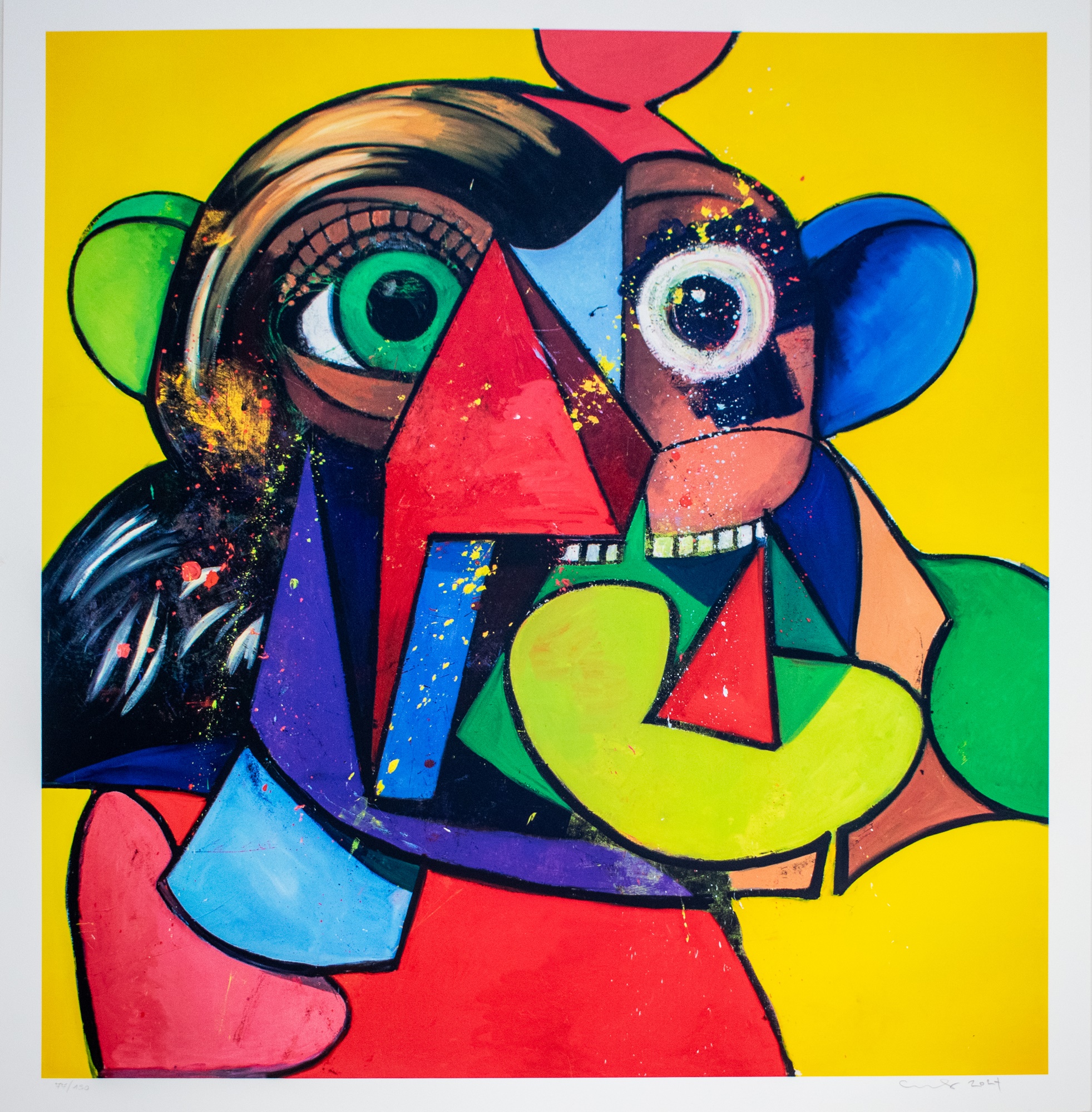 Portrait And Head by George Condo