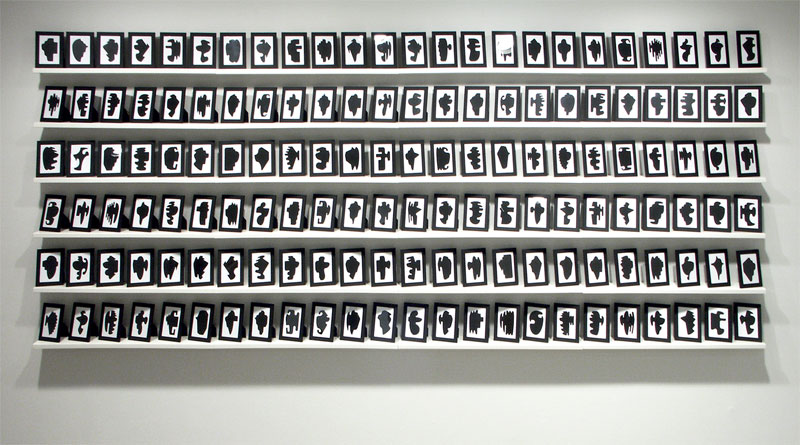 from The Shapes Project by Allan McCollum