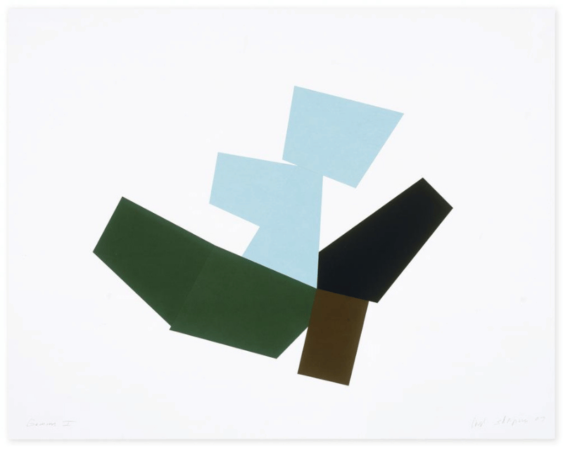 Boat, Bird, Mother and Child (h) by Joel Shapiro