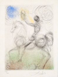 Cavalier et la mort (Knight and Death) by Salvador Dalí at Epicentrum Art Gallery