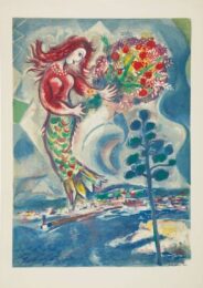 Couple et poisson (Couple and Fish) by Marc Chagall at Epicentrum Art Gallery