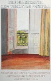 David Hockney The 19th New York Film Festival 1981 Poster by David Hockney at Clifton Gallery