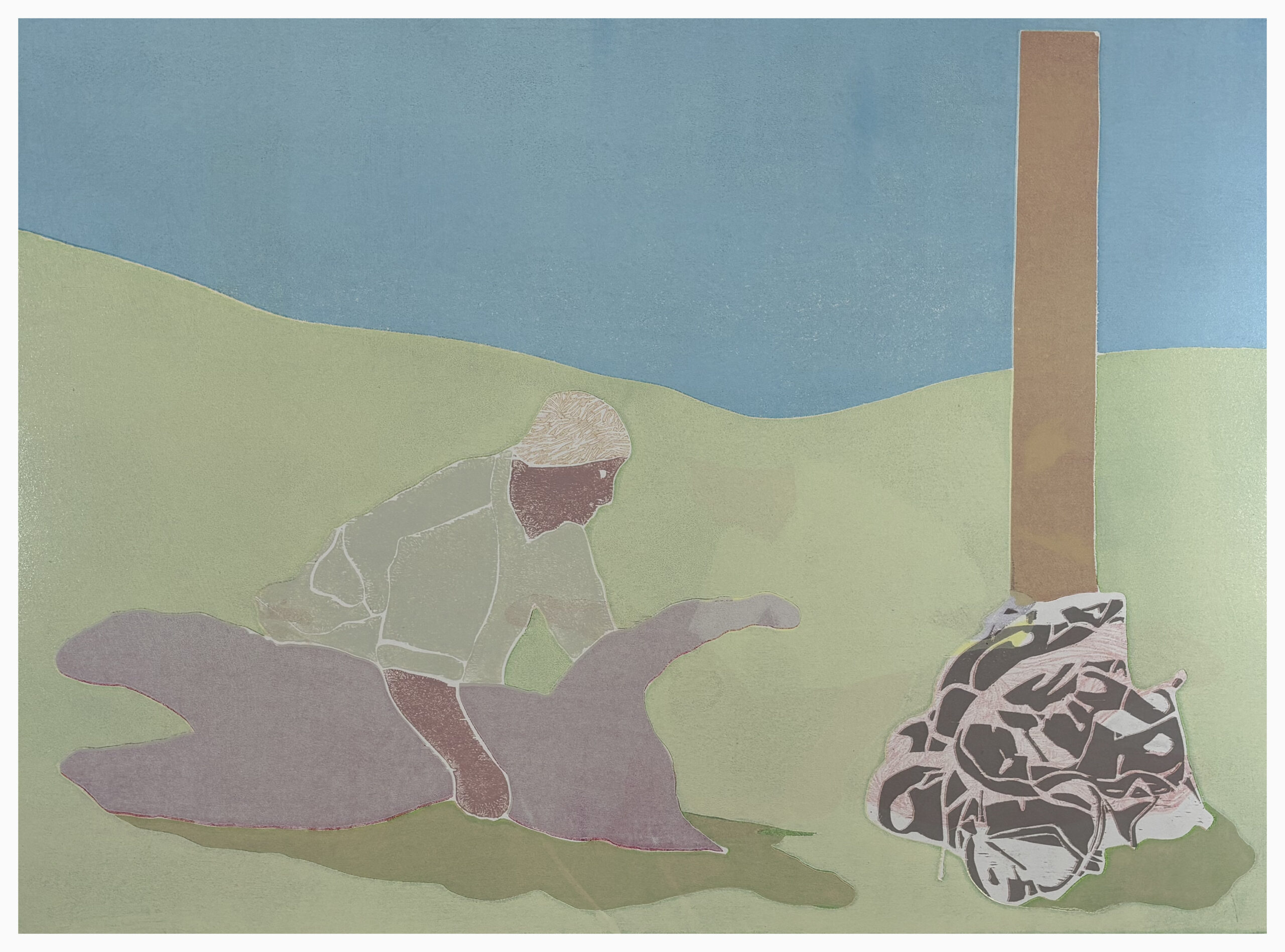 Dog eats Lion 4 by Michael Taylor