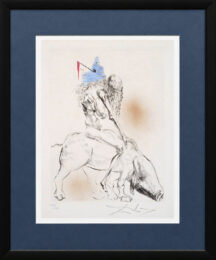 Femme au cochon (Woman with Pig) by Salvador Dalí at Epicentrum Art Gallery