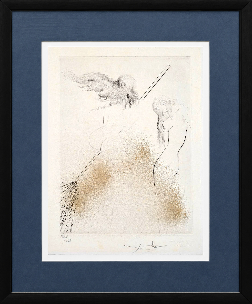 Sorcière au Balai (Witch on Broom) by Salvador Dalí