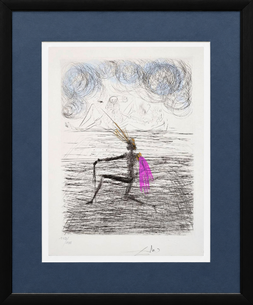 Chevalier à genou (Kneeling Knight) by Salvador Dalí