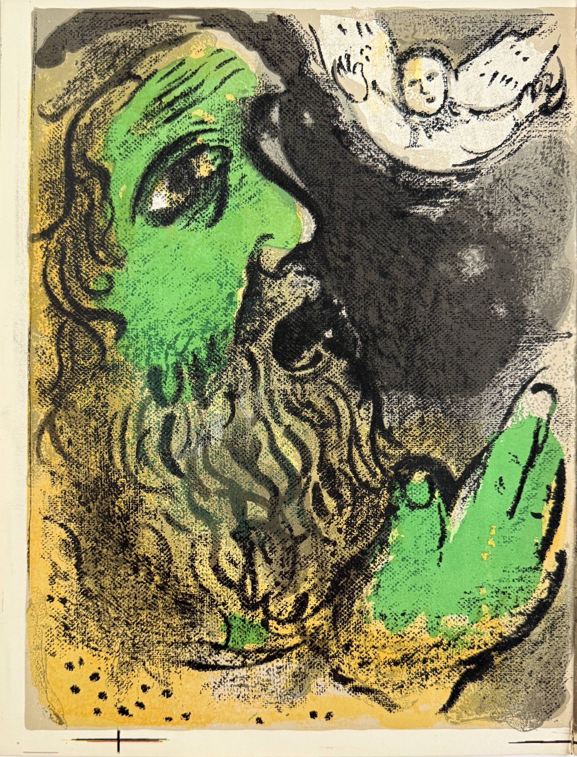 Job Praying & Job in Despair by Marc Chagall