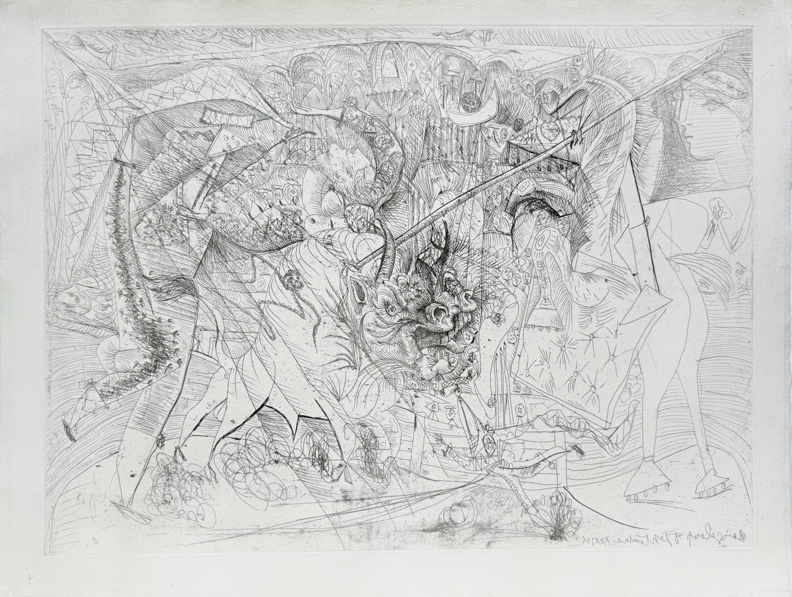 La Grande Corrida by Pablo Picasso