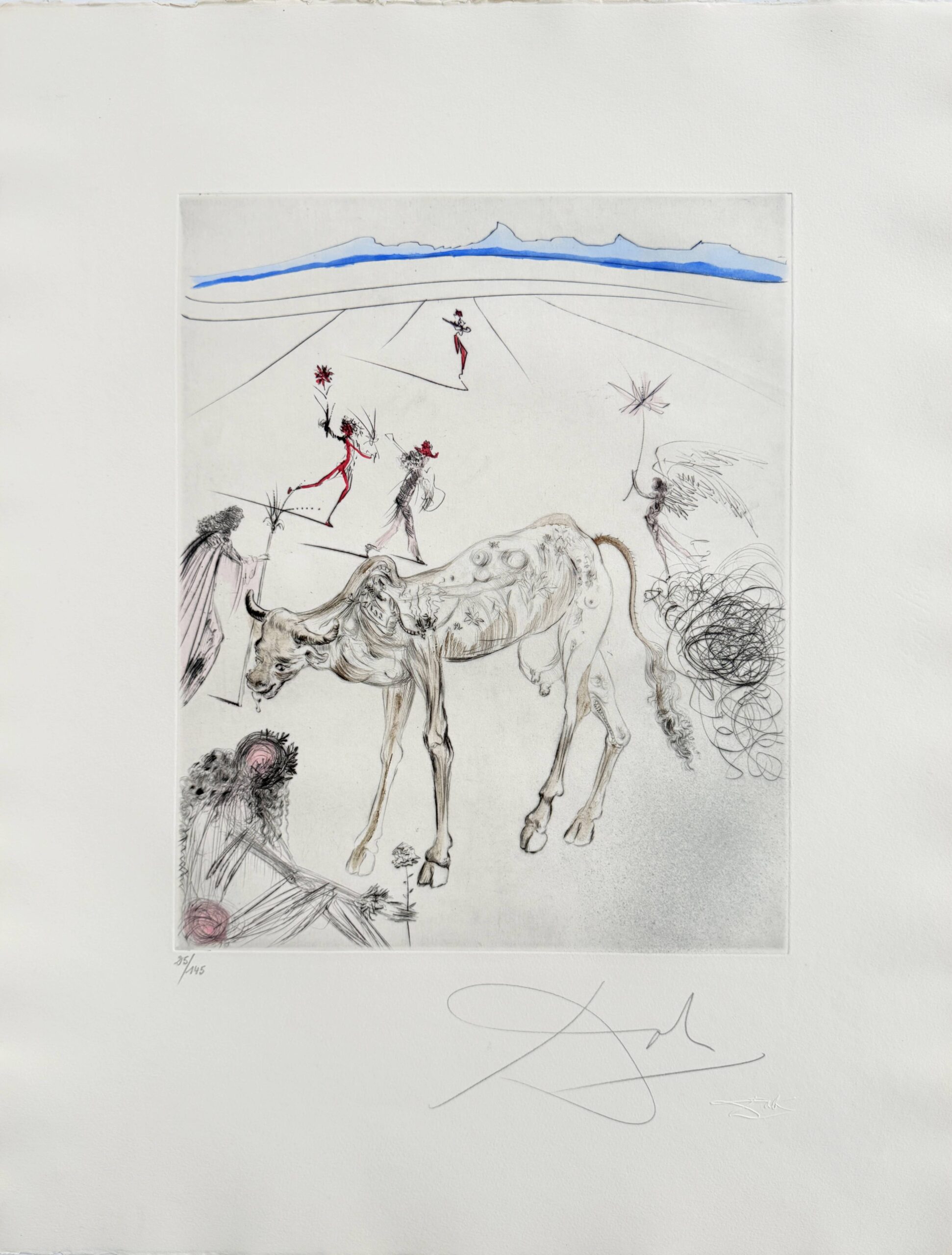 La Vache sacrée (The Sacred Cow) by Salvador Dalí