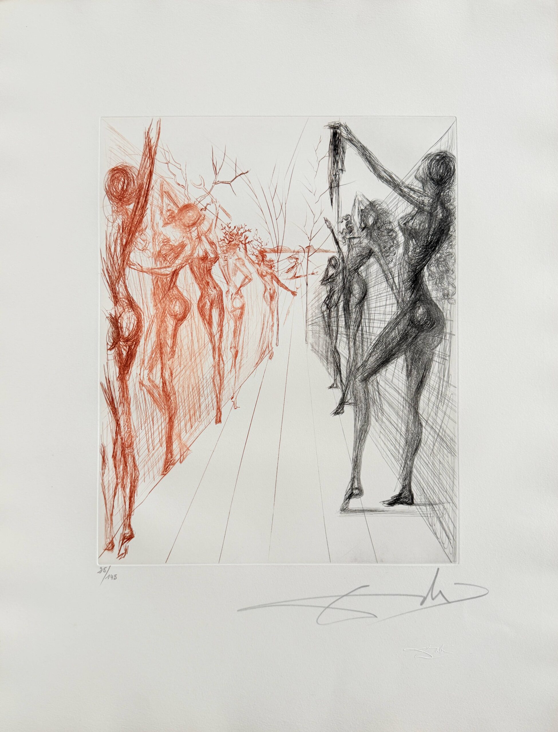 Corridor de Kathmandou (Katmandu Corridor) by Salvador Dalí