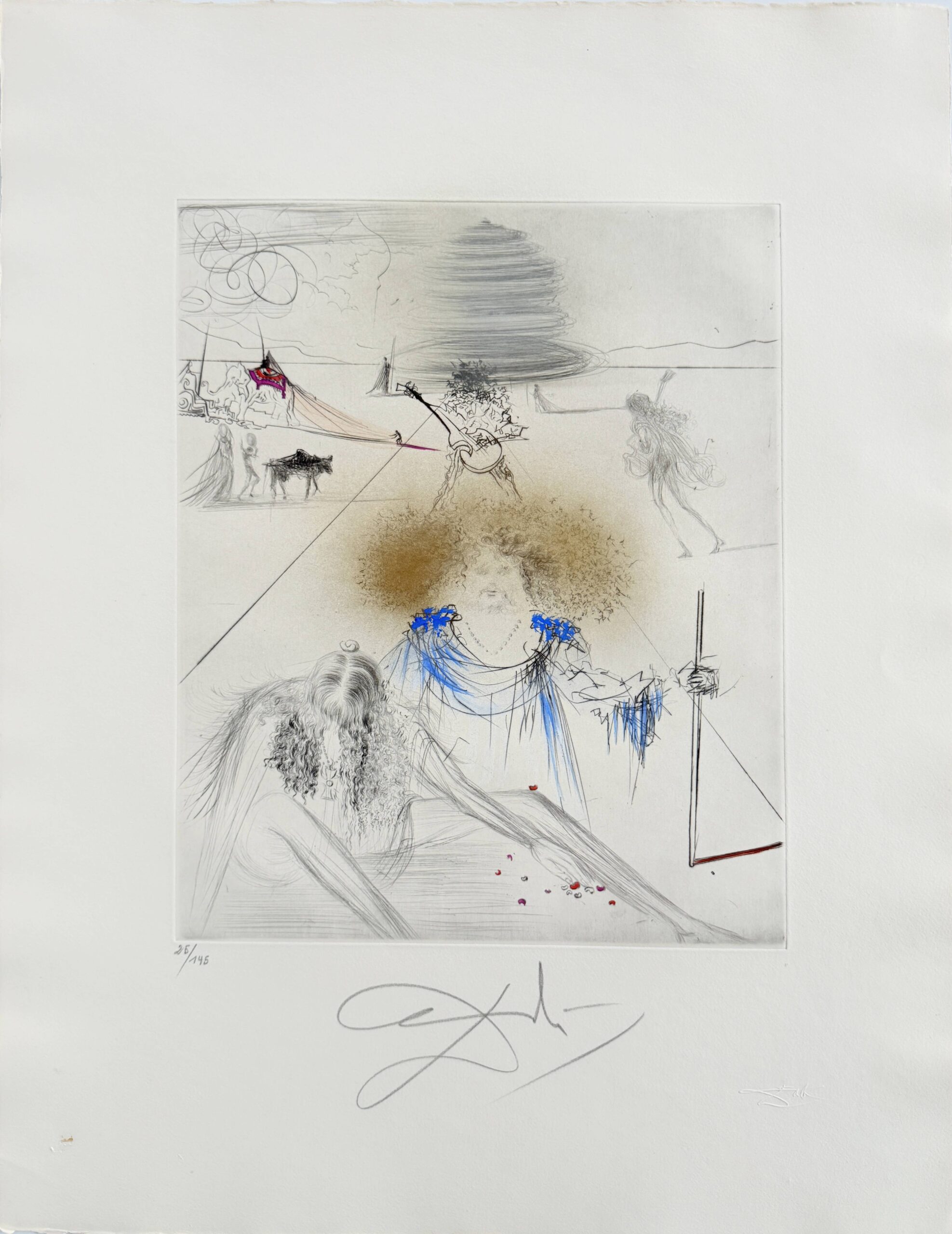 Le Vieil Hippy (The Old Hippy) by Salvador Dalí