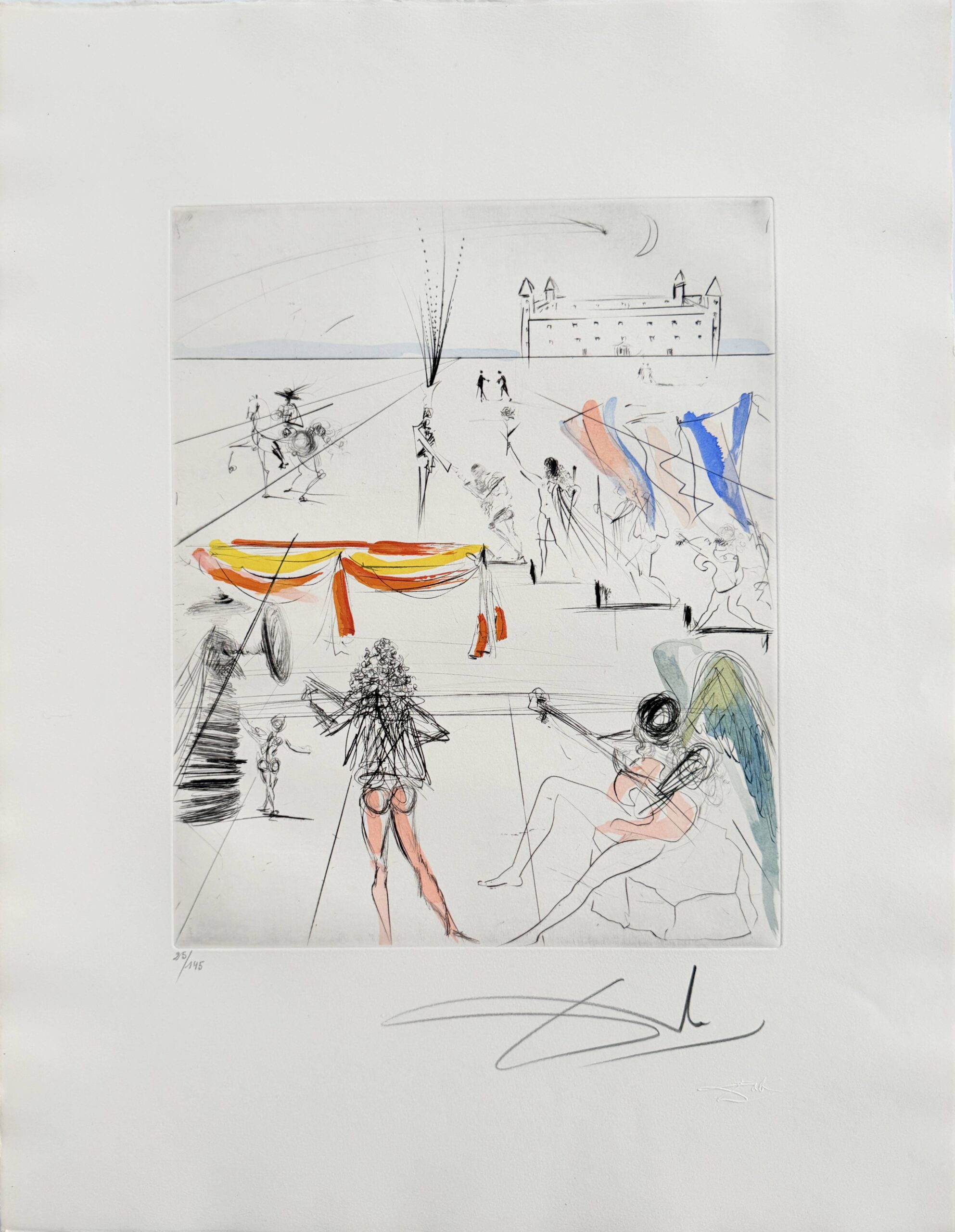 St Jacques de Compostelle (Santiago de Compostela) by Salvador Dalí