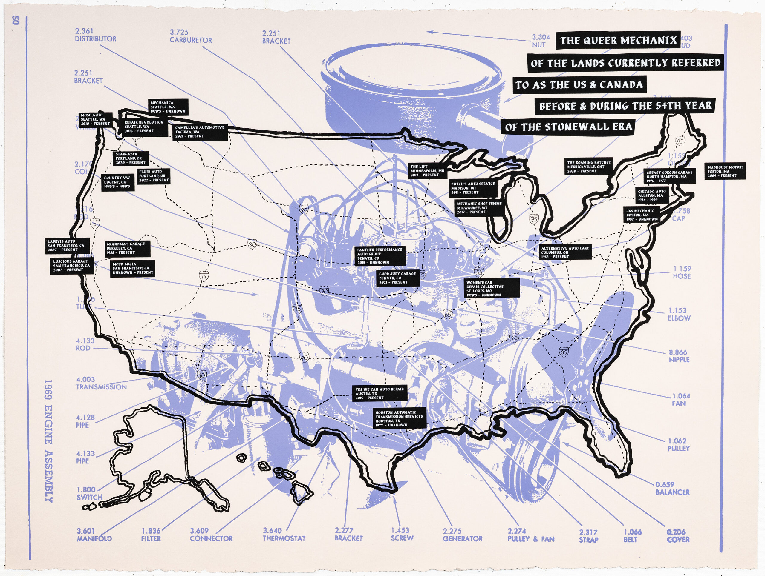 The Queer Mechanix of the Lands Currently Referred to as the U.S. & Canada Before & During t... by LJ Roberts