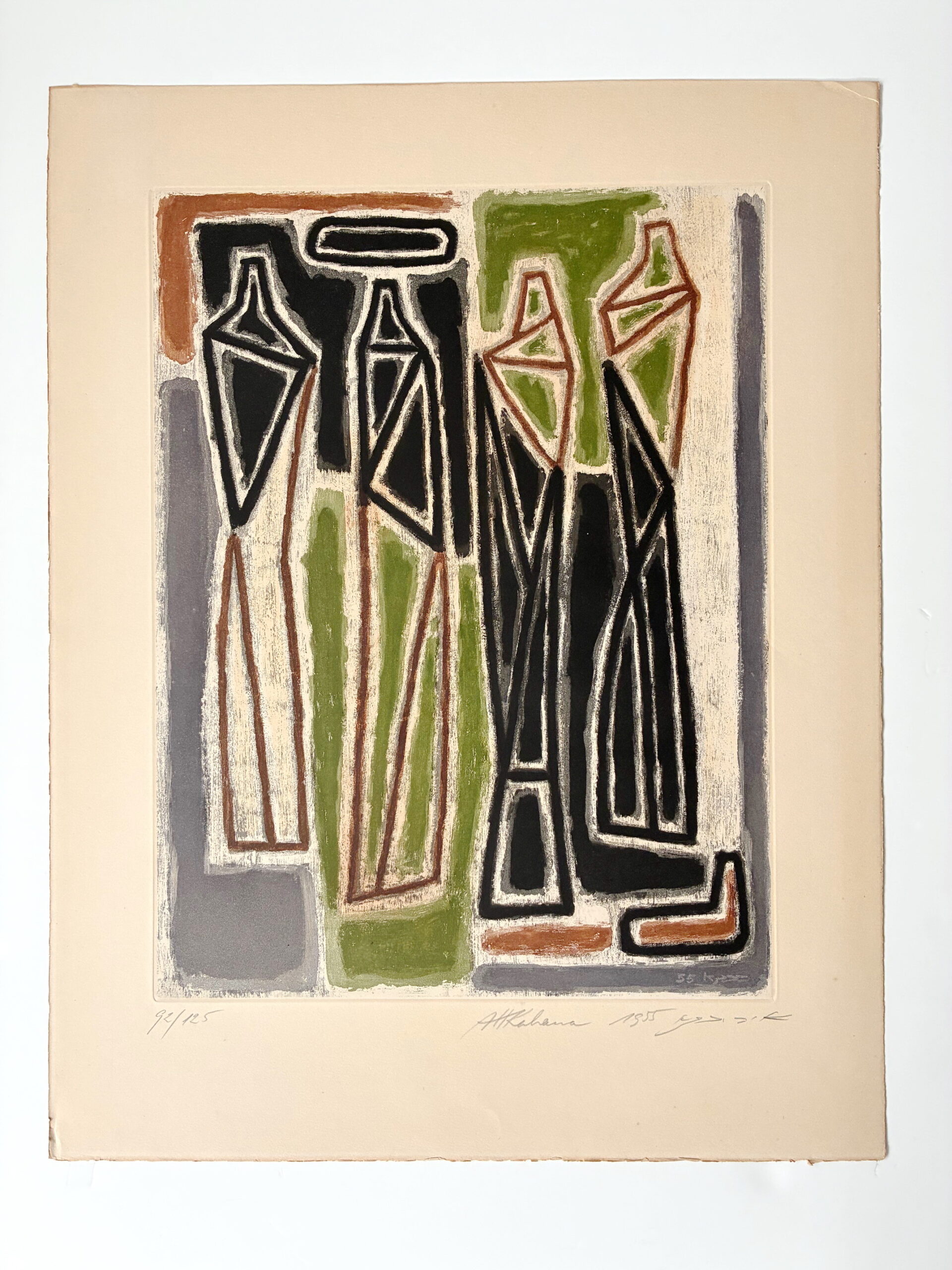 Master and his Pupils by Aharon Kahana