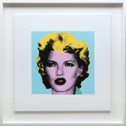 Kate Moss Original Colourway by Banksy at Peter Harrington Gallery