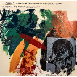 Last Turn-Your Turn by Robert Rauschenberg at Turner Carroll Gallery