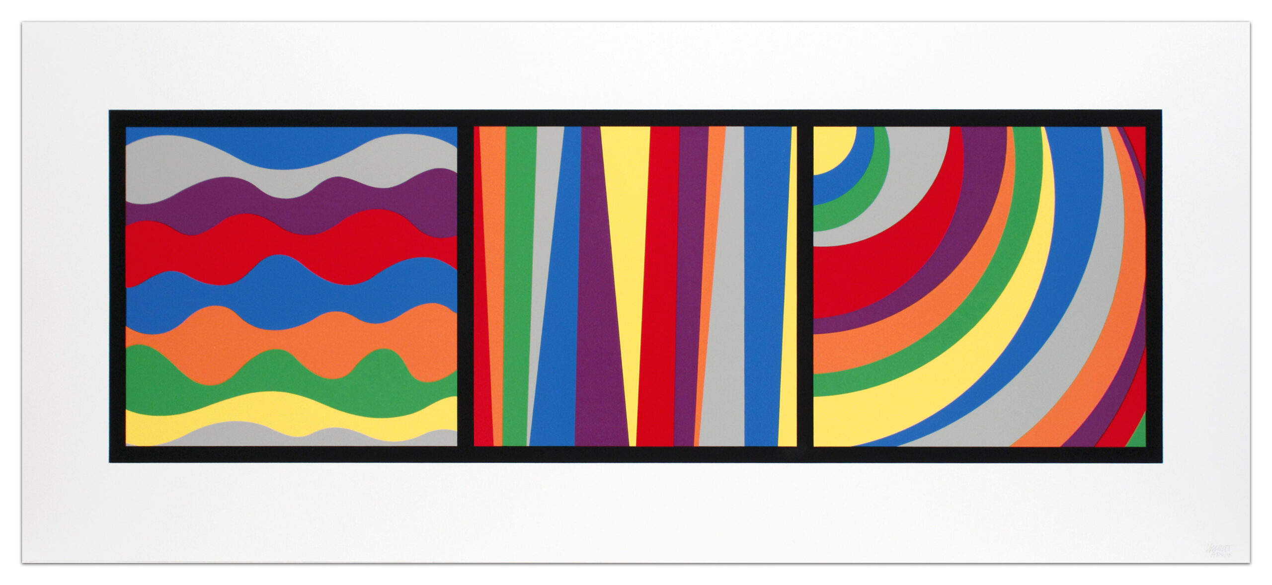 Irregular Arcs, Bands and Loops, by Sol LeWitt