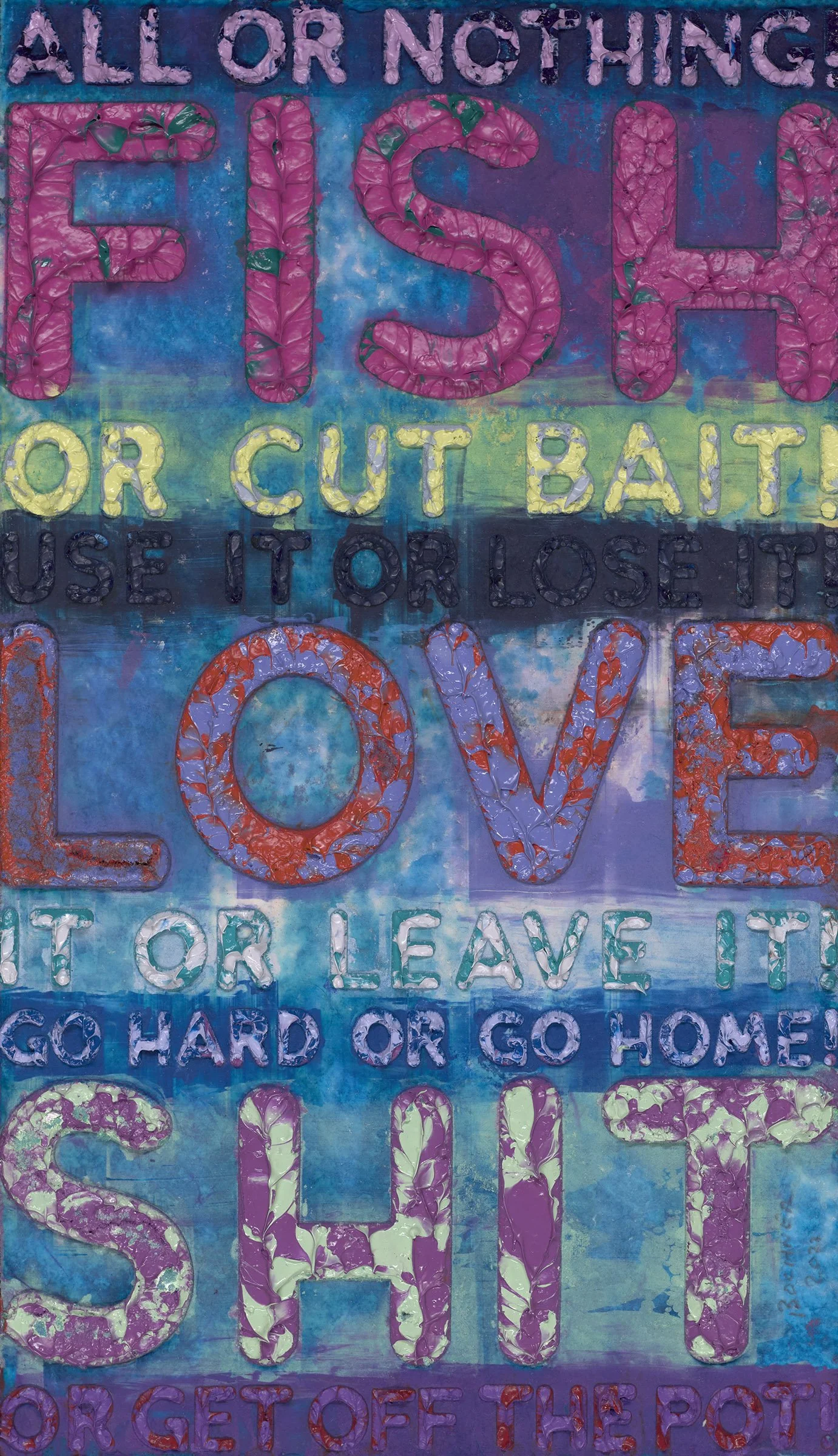 All or Nothing by Mel Bochner