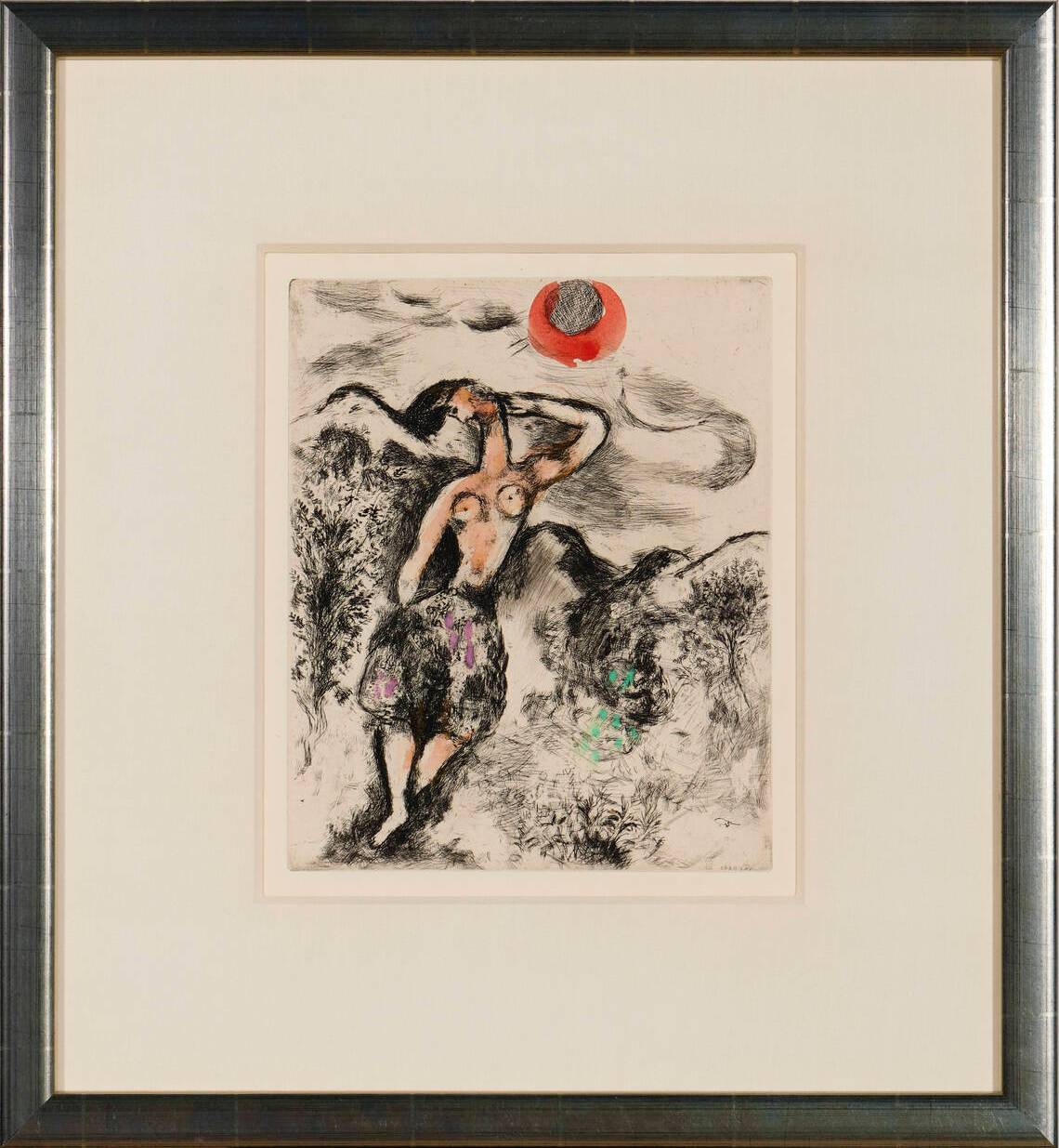 La Souris Metamorphosée en Fille (The Mouse Transformed into a Girl) by Marc Chagall