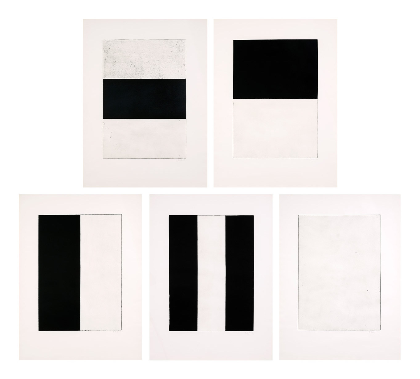 Five Plates by Brice Marden