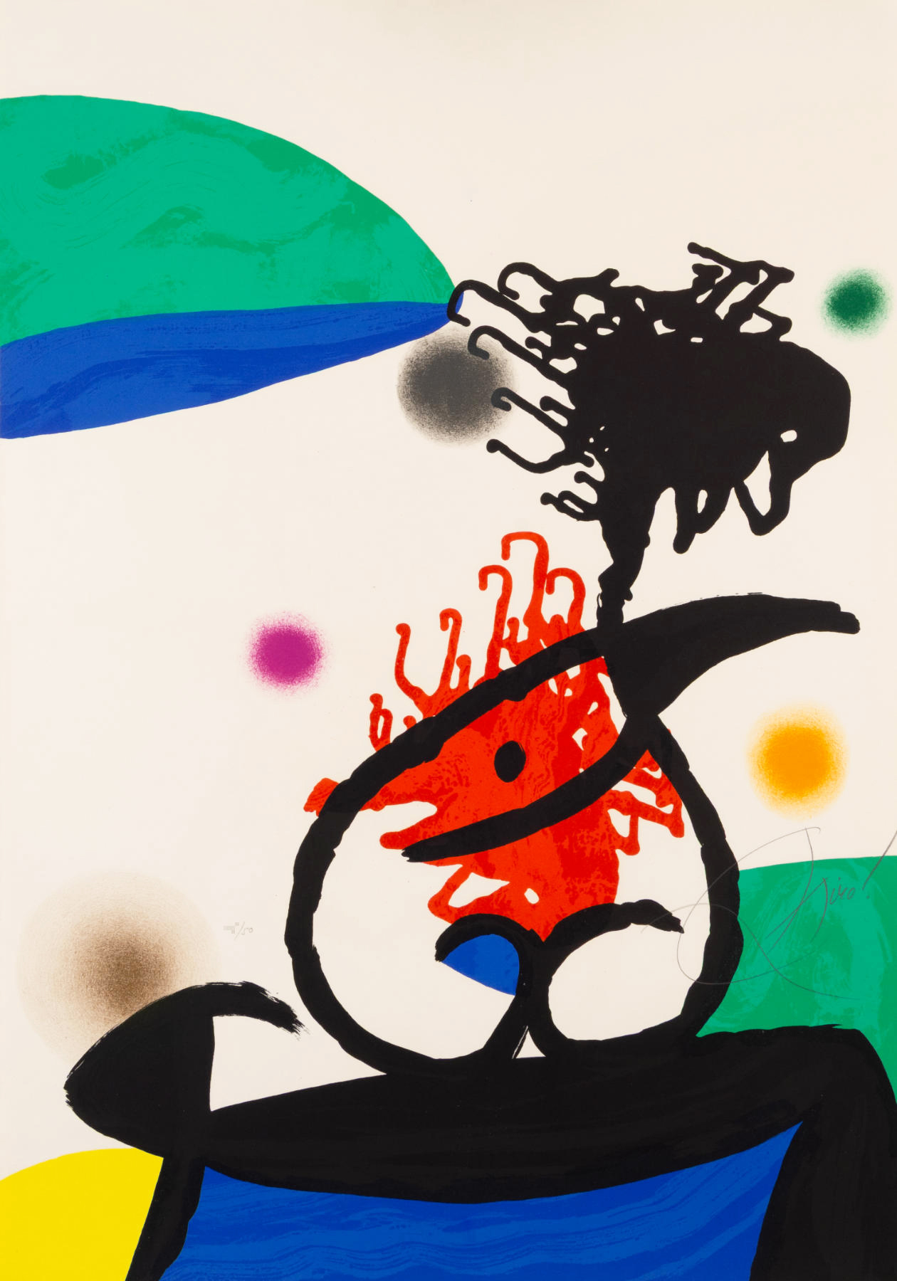 Mandarin of the North by Joan Miro