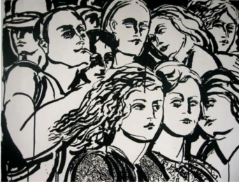 Passing Image by Lester Johnson at Center Street Studio