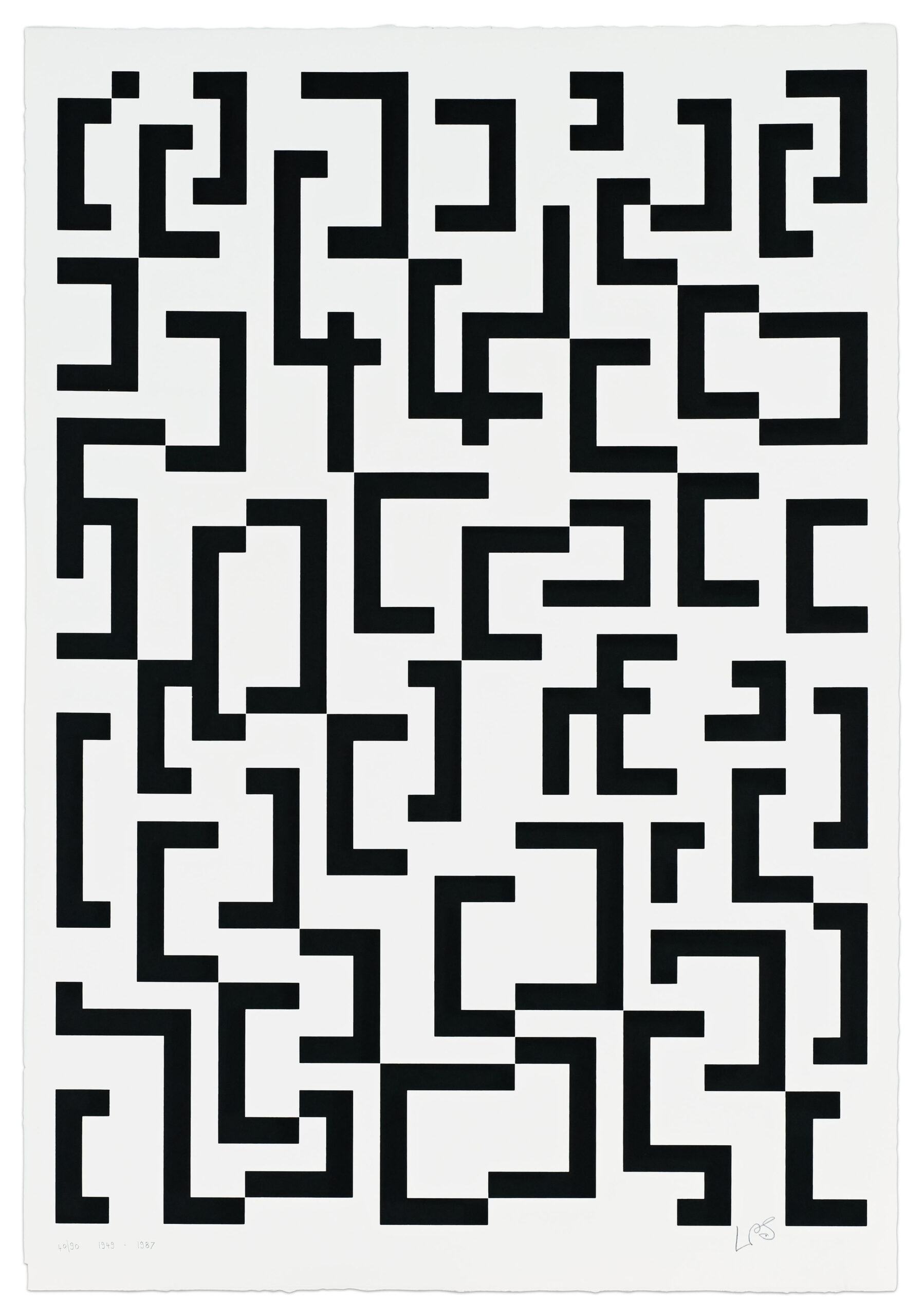 Untitled (Werkubersicht/work overview) (D) by Leon Polk Smith