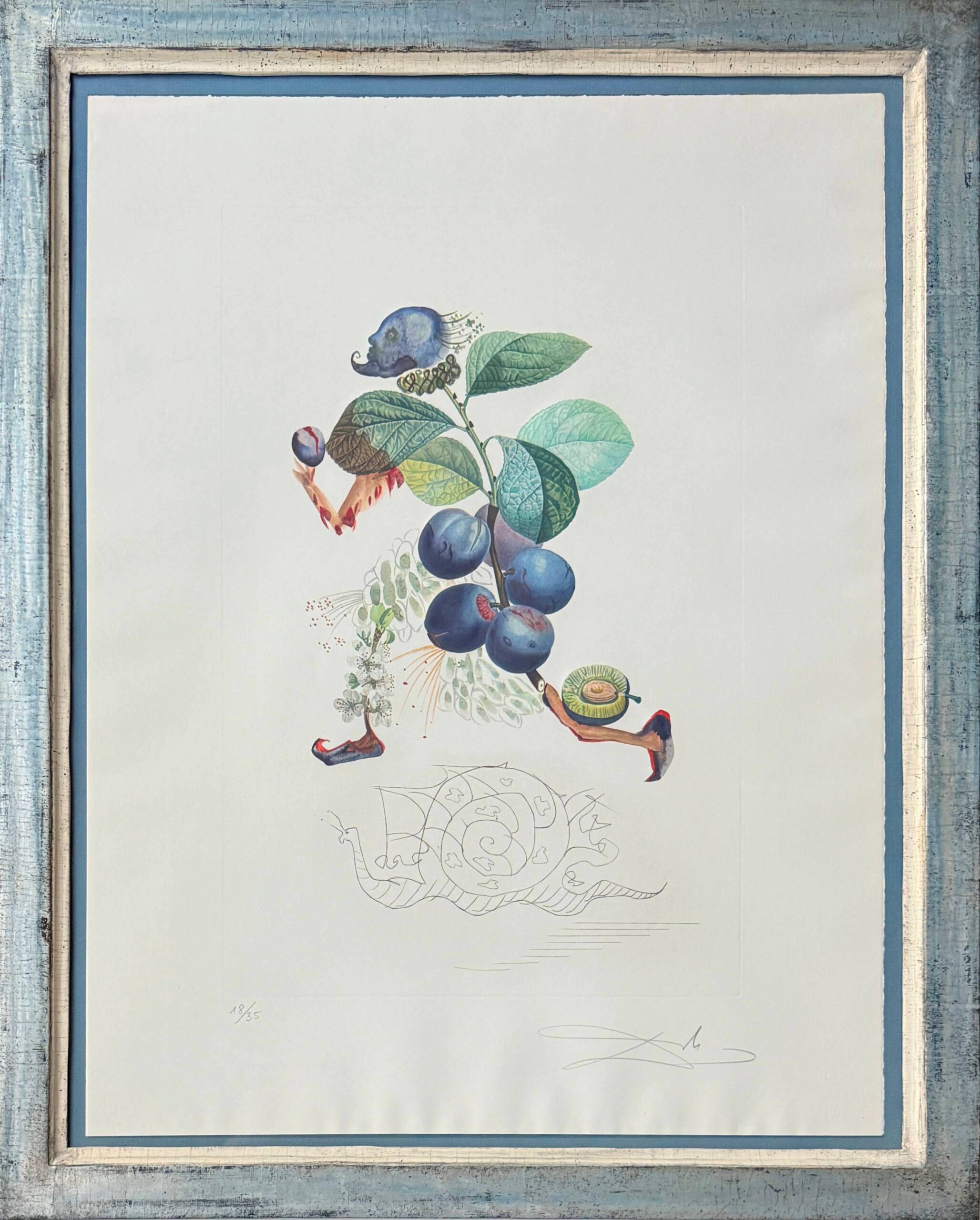 Prunier hâtif (Hurrying Plum-tree) by Salvador Dalí